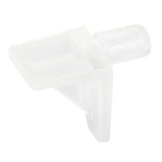 Shelf Support Plug in for Ø 5 mm Hole for Wooden Shelves Plastic Transparent
