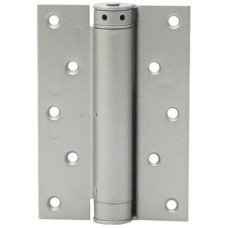 Spring Hinge Single Action 125 x 88 mm Stainless Steel Silver lacquered steel
