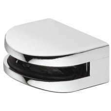 Shelf Support Clamp Design Screw Fixing Large size polished chrome plated