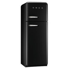 Fridge-Freezer Freestanding Total Capacity 298 Litres Smeg 50’s Style FAB30RBL5UK - Black right hand hinge