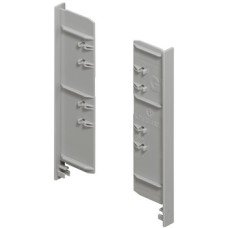 Cover Cap for 90 mm Drawer Sides Height 95 mm Nova Pro Scala To create Nova Pro Scala internal drawers Silver