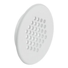 Ventilation Trim for Recess Mounting Perforated Ø 48 mm Plastic Round Ventilation area 2.1 cm2 white