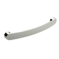 D Pull Handle Zinc Alloy Fixing Centres 160 mm Harrington Polished chrome