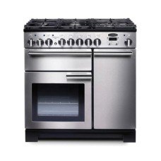 Range Cooker Electric Induction 900 mm Rangemaster Professional Deluxe 90 Black finish