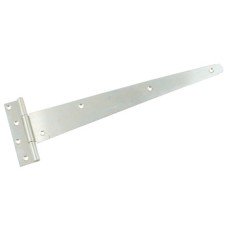 Tee Hinge Medium Pattern Mild Steel Bright zinc plated Length 300 mm / 12