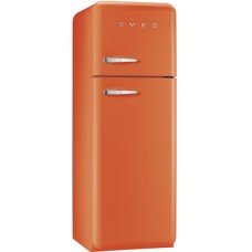 Fridge-Freezer Freestanding Total Capacity 298 Litres Smeg 50’s Style FAB30ROR5 - Orange right hand hinge
