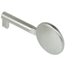 Decorative Key Zinc Alloy with 40 mm Effective Shank Length Matt nickel plated