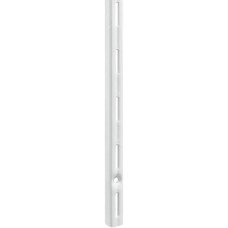 Supporting Channel Length 495-2495 mm Shoptec Shopfitting System Single slotted white RAL 9003 finish length 1495 mm