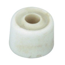 Door Stop Floor Fixing Ø 26 mm Plastic White