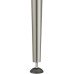 Conical Leg Height 710 mm Ø 60 mm Tubular Steel With height adjustable screw giving +15 mm adjustment Stainless steel coloured/clear lacquered