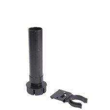 Plinth Feet Set with Top Section and Plinth Clip for Plinth Height 150 mm Plastic 150 mm height - Black - (New number for 637.65-0014)