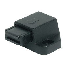 Magnetic Pressure Catch for Screw Fixing for Single Glass Doors Pull 1.8 kg black