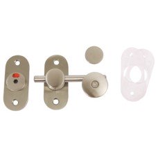 Indicator Bolt Cubicle Fittings 316 L for Glass Partitions PBA Stainless steel fittings Satin finish