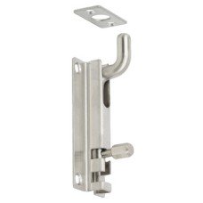 Barrel Bolt Straight or Cranked Neck Width 38 mm Stainless Steel Cranked 100 x 38 mm satin