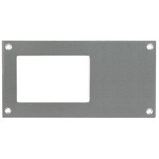 Card Frame 150 x 75 mm Stainless Steel or Aluminium Polished anodised aluminium