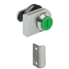Glass Door Lever Lock Case for Glass Thickness 4-10 mm Symo 3000 For combination with Symo cylinder removable core Closure direction A (D F G*) matt nickel plated