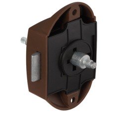Dead Bolt Rim Lock Backset 25 mm White