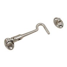 Cabin Hook and Eye Silent Pattern Grade 316 Stainless Steel For external use Length 100 mm polished
