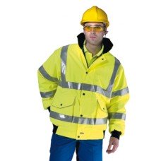 Protective Clothing Super Bomber Jacket Hi Vis Beseen Conforms to BS EN471 Class 3 Size M