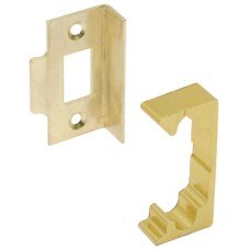 Rebate Set for Tubular Mortice Latch Aluminium/Steel Nickel plated