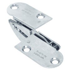 Flap and Table Hinge Folding Leaf Recess-mounted Wood thickness 18 mm Dim A 25 mm Dim B 47 mm