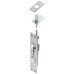 Flush Bolt Lever Action 172 x 25 mm Brass Designed principally for metal section doors Polished