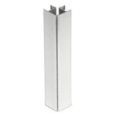 Plinth Connector Flexible for Use with PVC Plinth Panel Brushed matt silver
