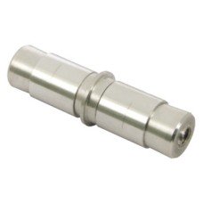 Rail Connector 303 Stainless Steel Cubicle Fittings PBA Stainless steel fittings for 13 mm board partitions 60 mm x Ø 21.3 mm