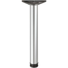 Table Leg Ø 60/80 mm Tubular Steel Steel Ø 60 mm height 870 mm polished chrome