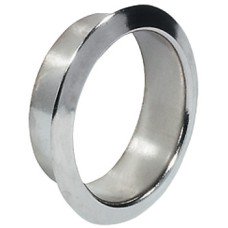 Cylinder Rosette Ø 19 mm Brass Bright nickel