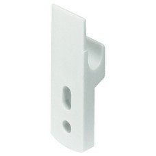 Spare Counterpiece for Automatic Spring Catch Mini-Latch White