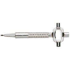 Building Site Key Zinc Diecast Nickel Plated Bright nickel finish