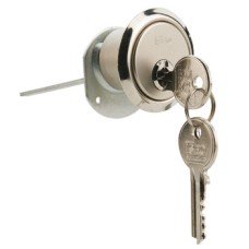 Rim Cylinder Key Only Operation Brass Keyed alike matt nickel plated