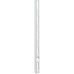 Supporting Channel Length 495-2495 mm Shoptec Shopfitting System Single slotted white RAL 9003 finish length 1495 mm