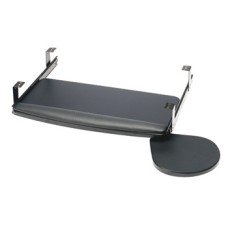 Pull Out Keyboard Tray Installed Length 438 mm Width 532 mm Height 114 mm Izon® Maximum load carrying capacity 20 kg Black finish