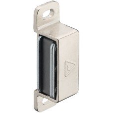 Magnetic Catch Pull 4.0 kg for Screw Fixing Square Nickel plated catch