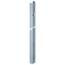 Supporting Channel Length 495-2495 mm Shoptec Shopfitting System Single slotted silver coloured RAL 9006 finish length 1495 mm