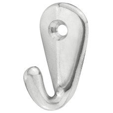 Coat Hook Single Aluminium 30-35 x 36-42 mm Height 30 mm depth 23 mm