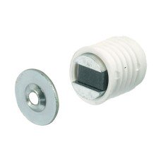 Magnetic Catch Pull 2.5–3.5 kg for 13.6 mm drill hole For press fitting White