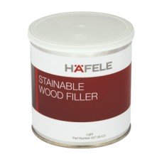 Wood Filler Stainable 2 Part Tin Size 350 ml - 1 Litre Häfele Tin size 1 litre light