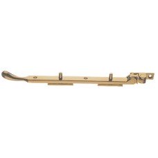 Casement Stay Length 254/305 mm Brass Length 254 mm polished chrome