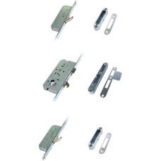 Mortice Lock Multipoint Cylinder 3 Point Gear or Lever Operated Steel Version A - 12 mm hook