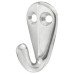 Coat Hook Single Aluminium 30-35 x 36-42 mm Height 36 mm depth 30 mm