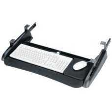 Keyboard Tray Standard Installed Length 495 mm Izon® For keyboards Black finish