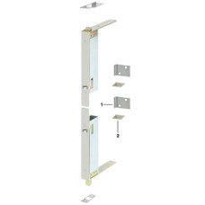 Flush Bolt Fully Automatic for Timber Doors Stainless Steel or Brass Automatic locking and release Satin stainless steel