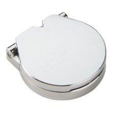 Escutcheon for Budget Lock with Spring Cover Zinc Alloy Chrome plated