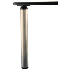 Table Leg Adjustable 710-975 mm High Ø 80 mm Chrome Peninsular support Chrome