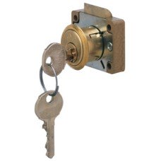 Rim Lock with Spring Bolt for Till /Cupboard Ref 4148 Ref 4148 Random key changes: left/right/till