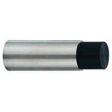 Door Stop Wall Mounted Ø 25 mm Stainless Steel Rubber Buffer Startec Length 60 mm satin