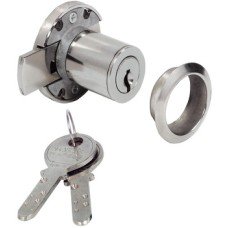 Inlaid Lock with Ø 22 mm Kaba 8 Cylinder Minilock 40 Keyed alike: key change K1 drawer